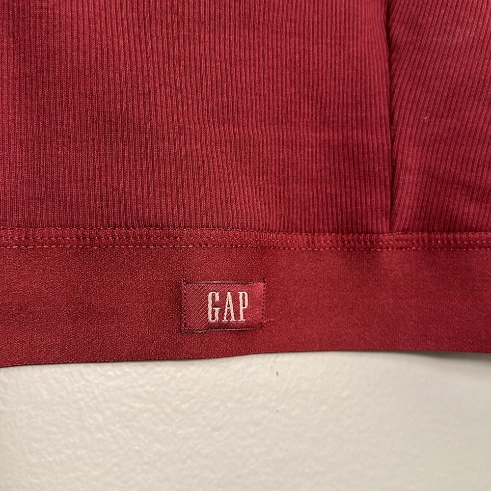 GapBody Logo Comfort Bralette Bundle Maroon and Blue Size Large